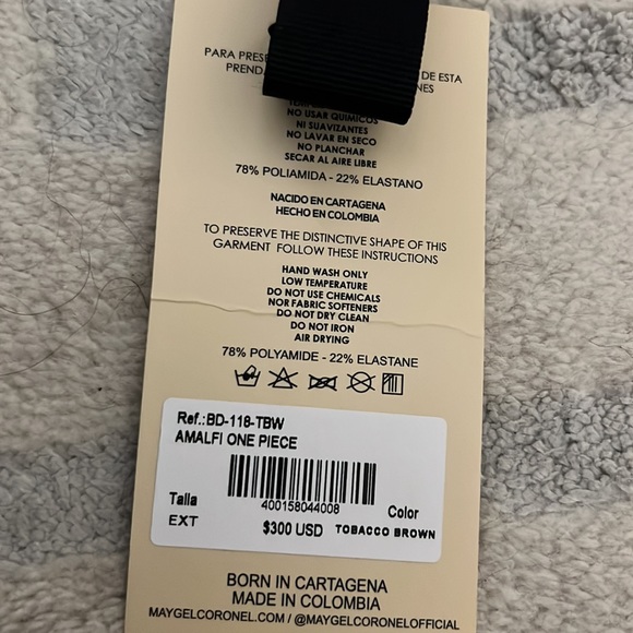 Maygel Coronel Women's Ischia Knotted One-piece Swimsuit In Tobacco Brown | - Picture 3 of 3